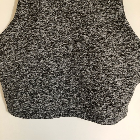Kyodan Longline High Neck Sports Bra Heather Gray Womens Size S Yoga Activewear - Picture 3 of 8